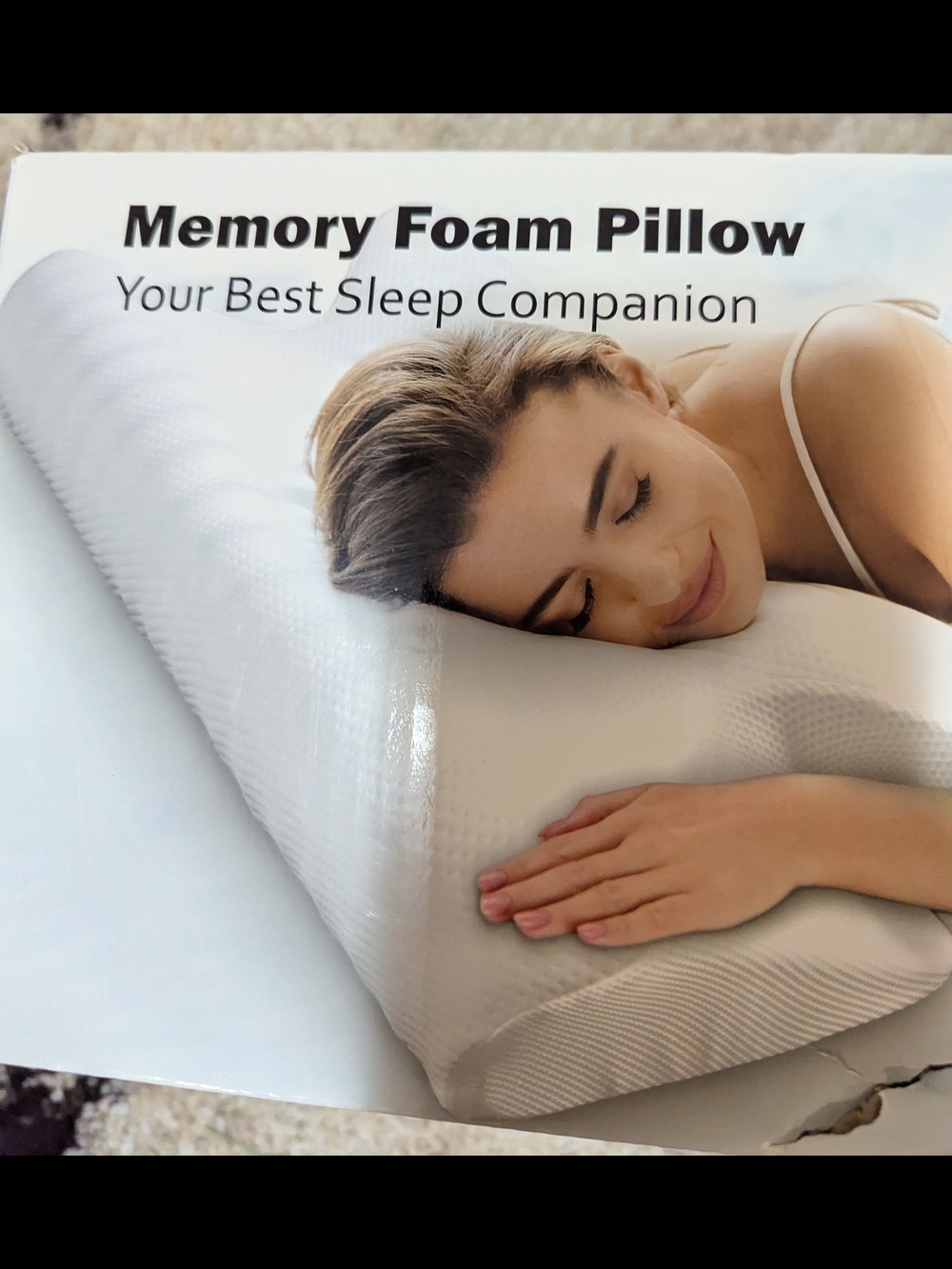 Memory Foam Pillow - White - Your Best Sleep Companion